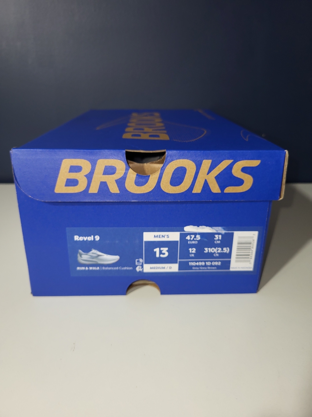 Brooks Revel 9 Mens Size 13 Athletic Running Sneaker Shoes - Picture 6 of 6
